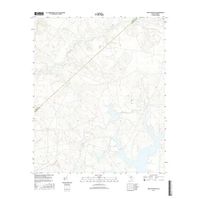 2017 Map of New Ellenton SE, 2017 Print