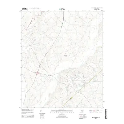 2014 Map of New Ellenton SW, 2014 Print