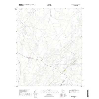 2020 Map of New Ellenton SW, 2020 Print
