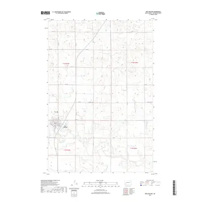 2017 Map of New England, 2017 Print