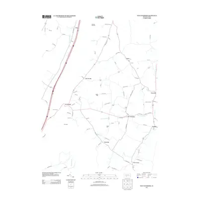 2013 Map of New Enterprise, 2013 Print