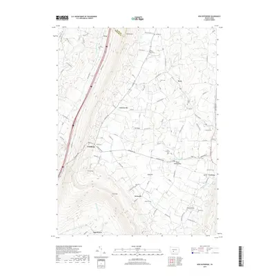2019 Map of New Enterprise, 2019 Print