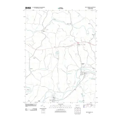 2010 Map of New Florence, 2010 Print
