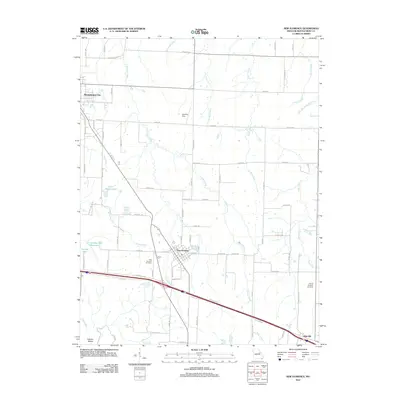 2012 Map of New Florence, 2012 Print