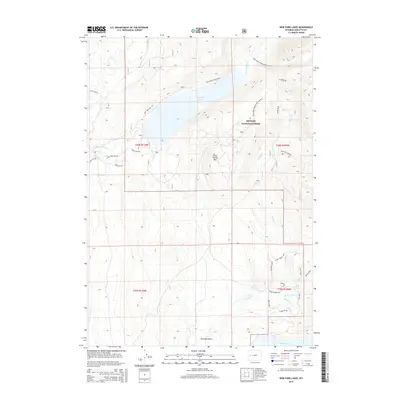2015 Map of New Fork Lakes, 2015 Print