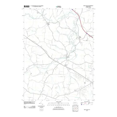 2010 Map of New Galilee, 2010 Print