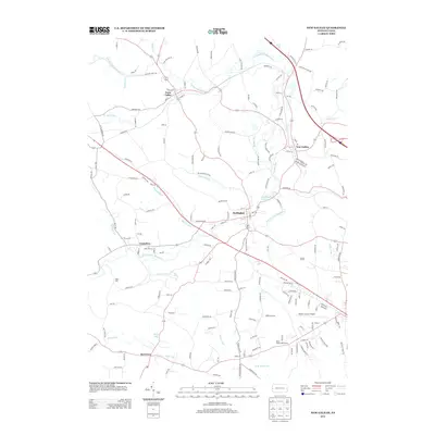 2013 Map of New Galilee, 2013 Print