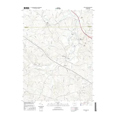 2016 Map of New Galilee, 2016 Print