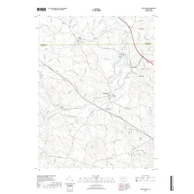2019 Map of New Galilee, 2019 Print