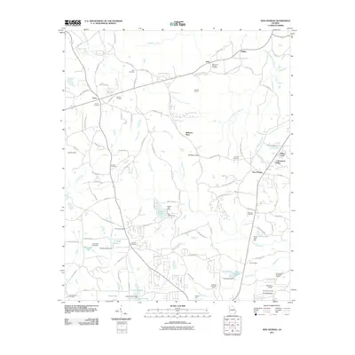 2011 Map of New Georgia, 2011 Print