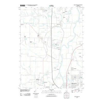 2010 Map of New Goshen, 2010 Print