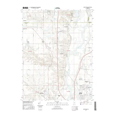 2016 Map of New Goshen, 2016 Print