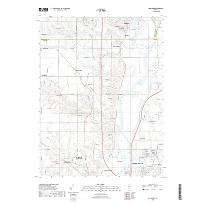 2019 Map of New Goshen, 2019 Print