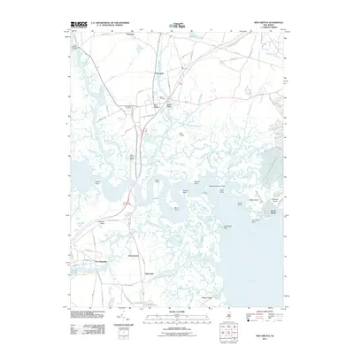 2011 Map of New Gretna, 2011 Print