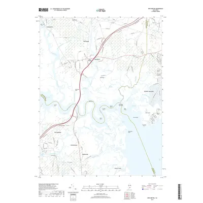 2019 Map of New Gretna, 2019 Print