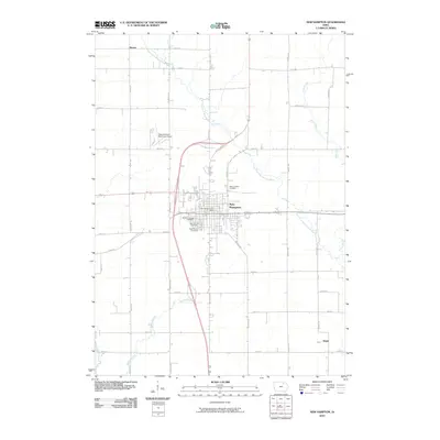 2010 Map of New Hampton, 2010 Print
