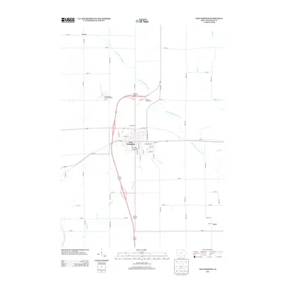 2013 Map of New Hampton, 2013 Print