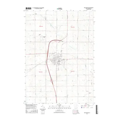2015 Map of New Hampton, 2015 Print