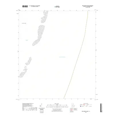 2018 Map of New Harbor Islands, 2018 Print