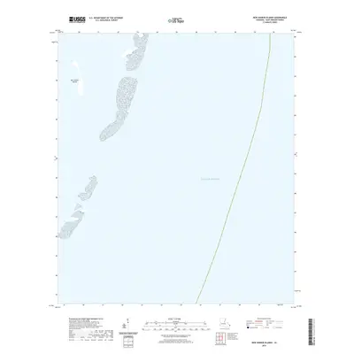 2020 Map of New Harbor Islands, 2020 Print