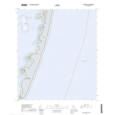 2024 Map of New Harbor Islands, 2024 Print
