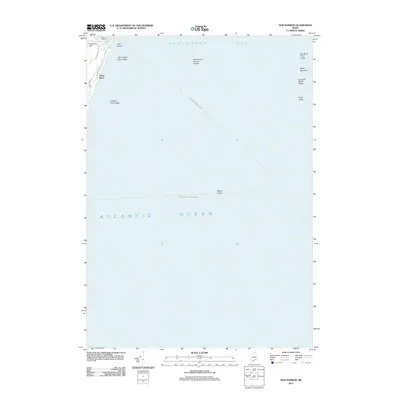 2011 Map of New Harbor, 2011 Print