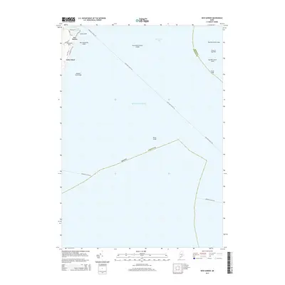 2014 Map of New Harbor, 2014 Print