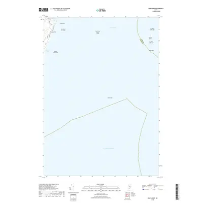 2018 Map of New Harbor, 2018 Print