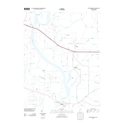 2013 Map of New Harmony, 2013 Print