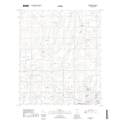 2018 Map of New Harmony, 2018 Print