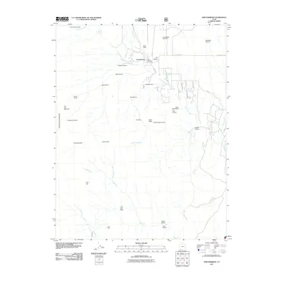 2011 Map of New Harmony, 2011 Print