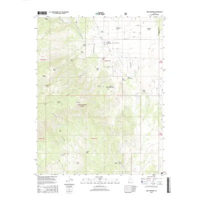 2017 Map of New Harmony, 2017 Print