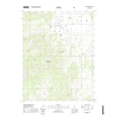 2020 Map of New Harmony, 2020 Print
