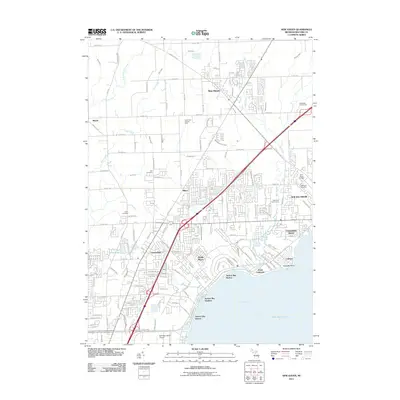 2011 Map of New Haven, 2011 Print