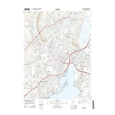 2015 Map of New Haven, 2015 Print