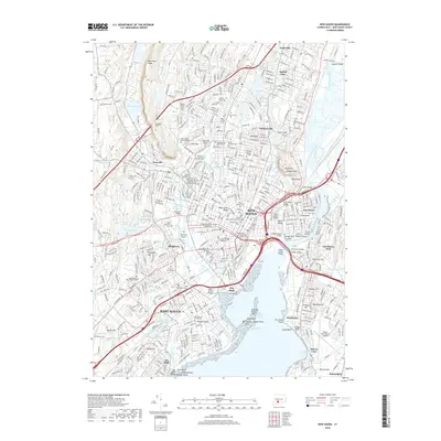 2018 Map of New Haven, 2018 Print