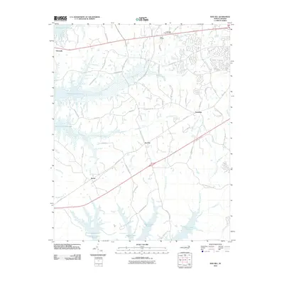 2010 Map of New Hill, 2010 Print