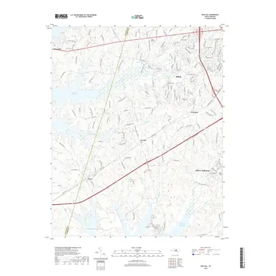 2019 Map of New Hill, 2019 Print