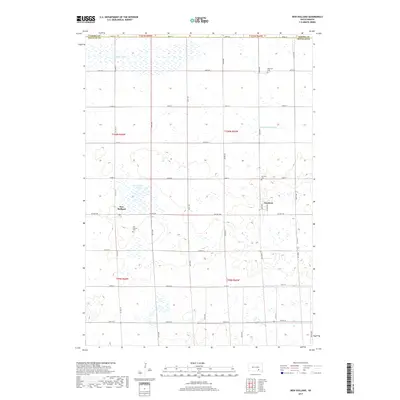 2017 Map of New Holland, 2017 Print