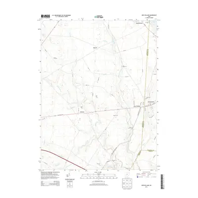 2013 Map of New Holland, 2013 Print