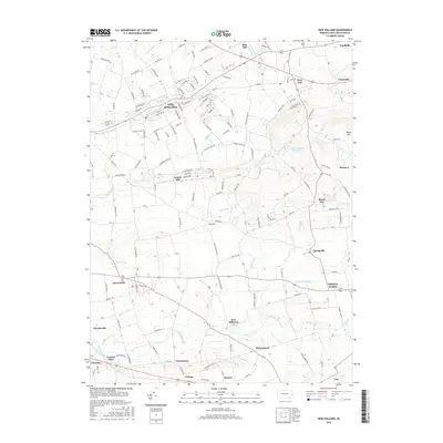 2016 Map of New Holland, 2016 Print