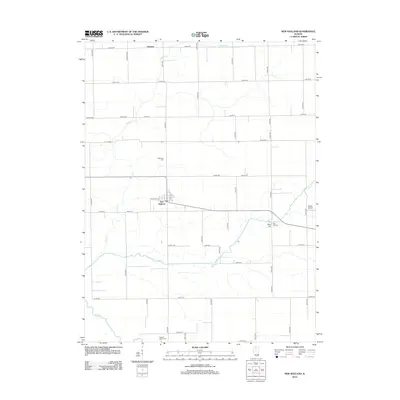 2012 Map of New Holland, 2012 Print