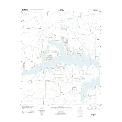 2013 Map of New Hope, 2013 Print