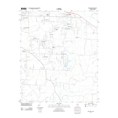 2012 Map of New Hope, 2012 Print