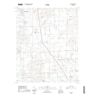 2020 Map of New Hope, 2020 Print