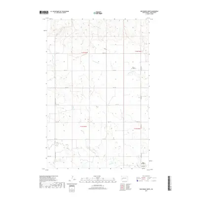 2018 Map of New Hradec North, 2018 Print