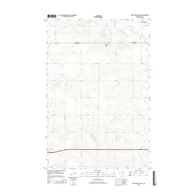 2014 Map of New Hradec South, 2014 Print