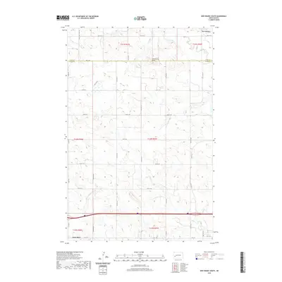 2020 Map of New Hradec South, 2020 Print