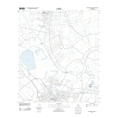 2012 Map of New Iberia North, 2012 Print