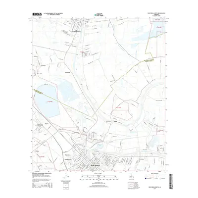2015 Map of New Iberia North, 2015 Print